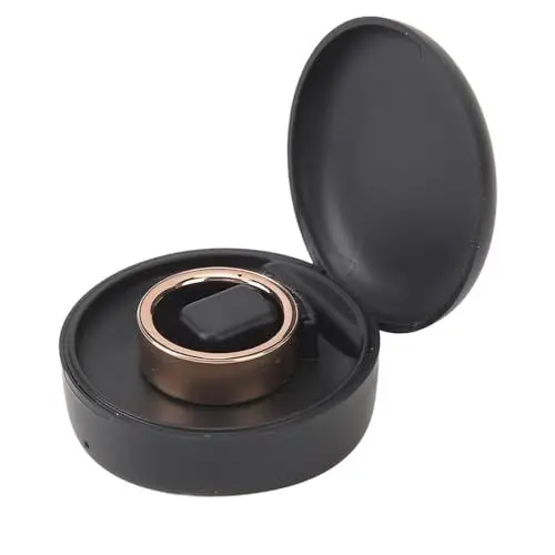 Produktbild: Smart Ring Health Tracker für Männer und Frauen, Bluetooth-Schlafqualitäts-Temperaturüberwachung IP68 Wasserdichter Wiederaufladbarer Smart Ring Roségold (17)