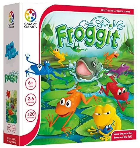 Produktbild: SmartGames - Froggit, Multi-Level Family Board Game, 2-6 Players, 6+ Years