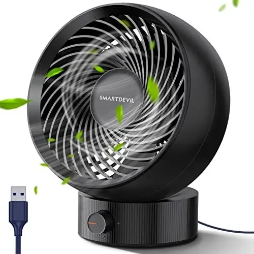 Produktbild: SMARTDEVIL EU-SALE-USB Desk Fan (Whirlwind 1Fan Black)