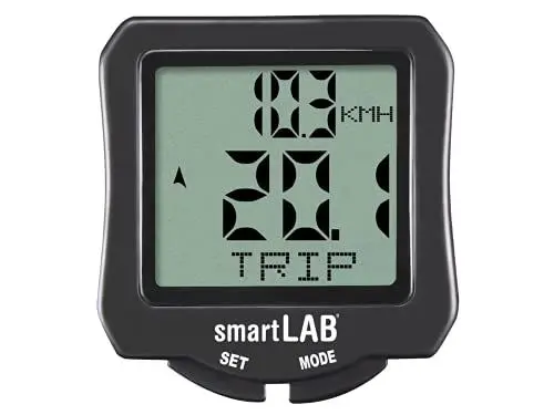 Produktbild: smartLAB bike3 Fahrrad Computer kabellos mit 16 Funktionen | wasserdichte LCD Geschwindigkeit Fahrradtacho | Passt an Allen Fahrrädern.