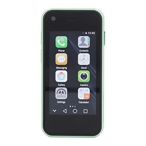 Produktbild: Smartphone, Kleines Kindertelefon, 3G, 2,5 Zoll WiFi, GPS, 1 GB RAM, 8 GB ROM, 5 MP Quad-Core-Dual-SIM, Entsperrtes Kleines Telefon für Android-Handys (Matcha-Grün)