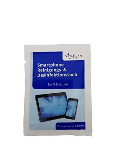 Produktbild: Smartphone Reinigungs- und Desinfektionstücher 10 Stück