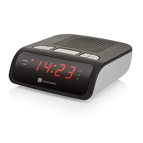 Produktbild: Smartwares CL-1459 Wecker – Doppelalarm – UKW-Radio