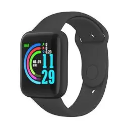Produktbild: Smartwatch, 1,4 Zoll Smartwatch für Damen & Herren, Fitness Tracker mit Herzfrequenz- und Schlafüberwachung, Schrittzähler, Musikwiedergabe, IP67 wasserdichte Fitnessuhr (Black)