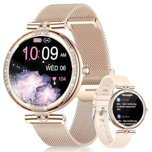Produktbild: Smartwatch Damen Diamond mit Telefonfunktion,1,19