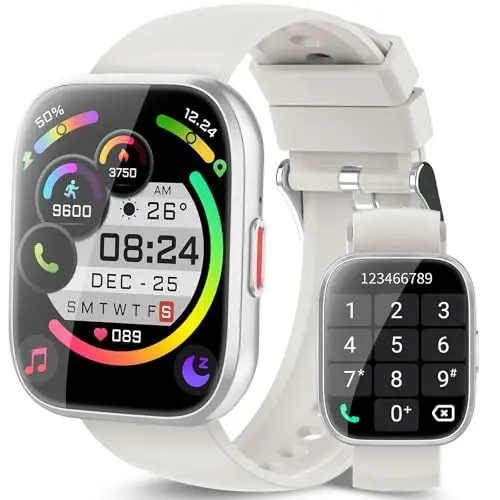 Produktbild: Smartwatch Damen Herren, Fitnessuhr Damen mit Telefonfunktion 1.85
