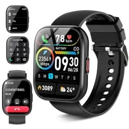Produktbild: Smartwatch Damen Herren, Fitnessuhr Tracker mit Telefonfunktion 1.85
