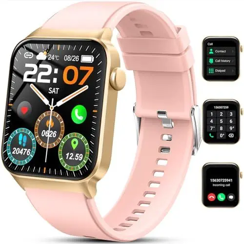 Produktbild: uaue Smartwatch Damen mit Telefonfunktion 1,85