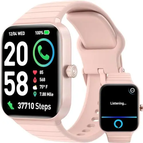 Produktbild: Smartwatch Damen mit Telefonfunktion und Alexa Built-in,1.8