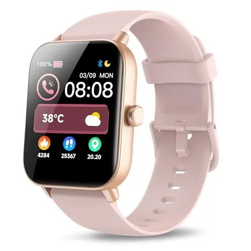 Produktbild: Smartwatch Damen mit Telefonfunktion und Alexa Built-in, 1.8