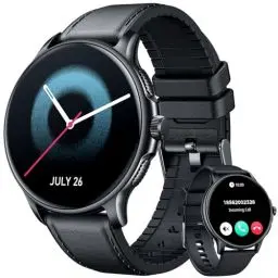 Produktbild: Smartwatch Fitnessuhr Wasserdicht Sportuhr Uhren: 1,43 Zoll AOMLED Smart Watch Herren mit Telefonfunktion Schlafmonitor Schrittzähler Pulsuhr 120+ Sportmodi IP68 Fitness Uhr Männer für iOS Android