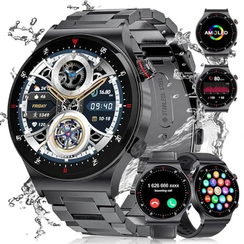 Produktbild: SIEMORL Smartwatch Herren,1,43