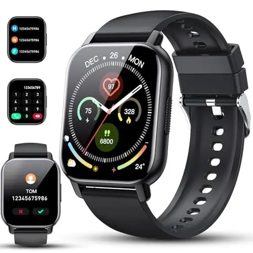 Produktbild: Smartwatch Herren Damen mit Telefonfunktion, 1,85
