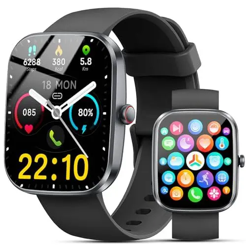 Produktbild: Smartwatch Herren Damen mit Telefonfunktion, 1.91