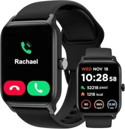 Produktbild: Smartwatch Herren Damen mit Telefonfunktion Alexa Built-in, 1,8