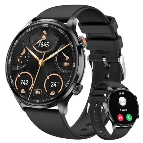 Produktbild: Smartwatch Herren mit Telefonfunktion, 1.39
