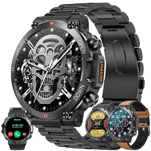 Produktbild: Smartwatch Herren mit Telefonfunktion, 1.39