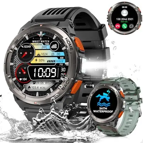 Produktbild: Smartwatch Herren mit Telefonfunktion, 1,45