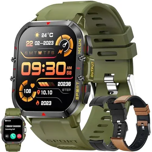 Produktbild: Smartwatch Herren mit Telefonfunktion, 1,96