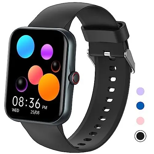 Produktbild: Smartwatch Kinder, 1.83 HD Voll Touchscreen Fitnessuhr, IP68 wasserdichter Kinder Fitness Aktivitäts Uhr, Schrittzähler, Wecker, 37 Sportmodi, Kinderuhr Telefon für Jungen Mädche Teenager (Schwarz)