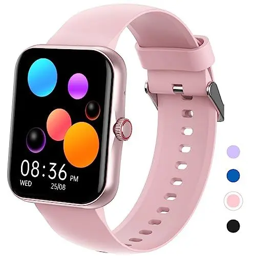 Produktbild: Smartwatch Kinder, 1.83 HD Voll Touchscreen Fitnessuhr, IP68 wasserdichter Kinder Fitness Aktivitäts Uhr, Schrittzähler, Wecker, 37 Sportmodi, Kinderuhr Telefon für Jungen Mädche Teenager (Blau)