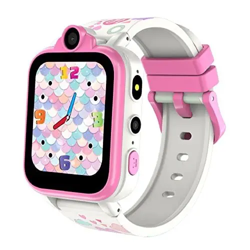 Produktbild: Baolubao Smartwatch Kinder-2G SIM Anruf,SOS Notruf,Musik, Kamera,Wecker,Taschenlampe,18 Spiele und 16 Funktionen,Kinderuhr Telefonieren Smart Watch Kinder Geschenk für Mädchen Jungen