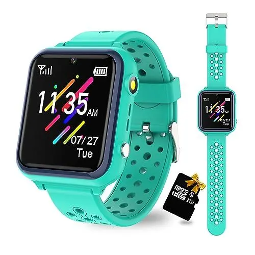 Produktbild: Smartwatch Kinder , Spiele , Telefon für Mädchen und Jungen ( Grün)