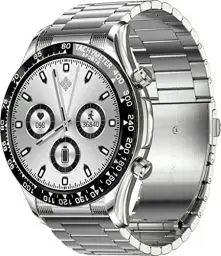 Produktbild: Smartwatch Telefonieren Herren Fitness Tracker für Android IOS Fitnessuhr mit Blutdruckmessung Pulsuhr Schlafanalyse Musikplayer NFC Sportuhr Schrittzähler Fitness Watch Silber
