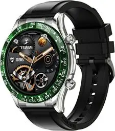 Produktbild: Smartwatch Telefonieren Herren Fitness Tracker für Android IOS Fitnessuhr mit Blutdruckmessung Pulsuhr Schlafanalyse Musikplayer NFC Sportuhr Schrittzähler Fitness Watch Gold
