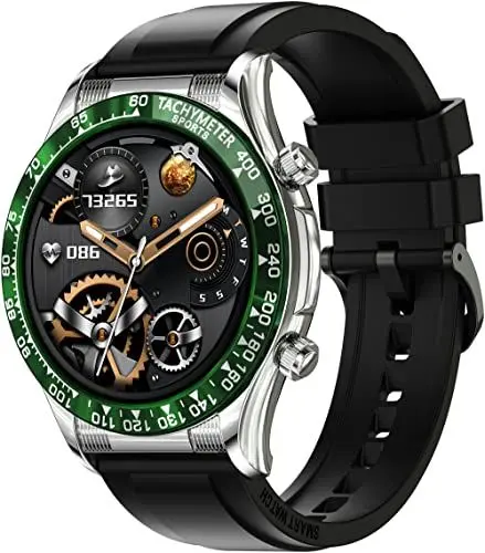 Produktbild: Smartwatch Telefonieren Herren Fitness Tracker für Android IOS Fitnessuhr mit Blutdruckmessung Pulsuhr Schlafanalyse Musikplayer NFC Sportuhr Schrittzähler Fitness Watch Gold