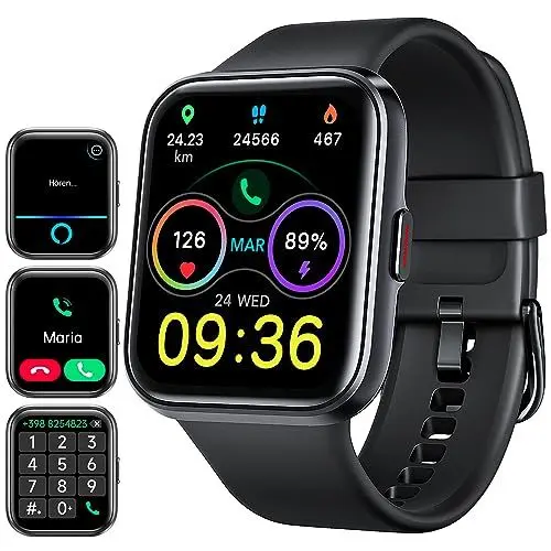 Produktbild: ENOMIR Smartwatch Herren mit Telefonfunktion, Alexa Integriert 1.8