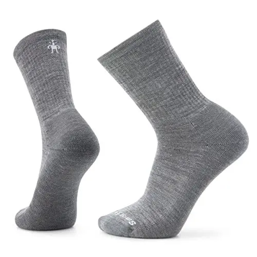 Produktbild: Smartwool Herren Everyday Solid Rib Crew Wandersocken, Gris Moyen,