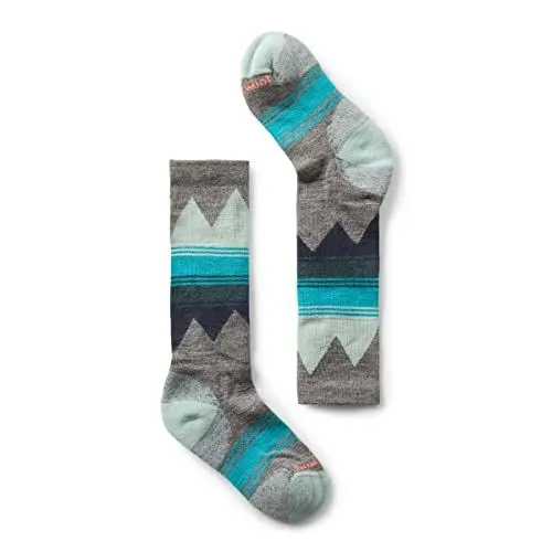 Produktbild: Smartwool Unisex-Youth Kids' Ski Light Cushion OTC Socks, MEDIUM Gray, M