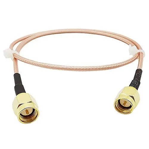 Produktbild: SMA-Stecker zu SMA-Stecker, Asudaro SMA-Kabel Koaxialstecker RG316 Adapter SMA Verlängerung Handheld Antennenkabel Verlängerungskabel SMA-Stecker für Antenne 20 cm /30 cm /50 cm