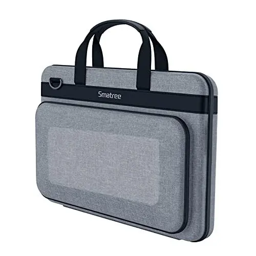 Produktbild: Smatree Laptop Hartschalen Tasche Kompatibel mit 14,2 Zoll MacBook Pro 2023/2021/13,6 Zoll MacBook Air Tragetasche, Grau