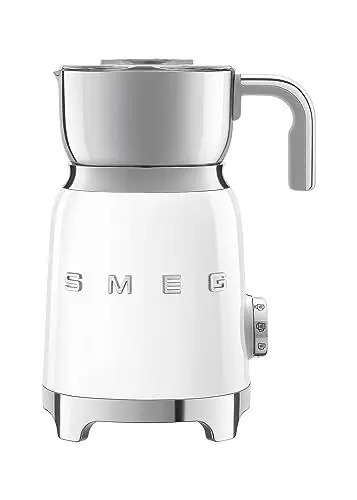 Produktbild: Smeg, Montalattte Multifunktion MFF11WHEU, mit Induktionssystem, 6 voreingestellte Programme, eine manuelle Funktion, abnehmbare Karaffe von 600 ml, Messkappe, integriertes Umschlag, 500W, Weiß