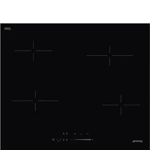 Produktbild: SMEG SE464TD, UNIVERSAL-Glaskeramik-Kochfeld, Black