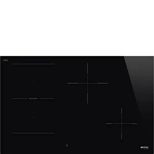 Produktbild: SMEG SI1M4844D, UNIVERSAL-Induktionskochfeld, Black glass
