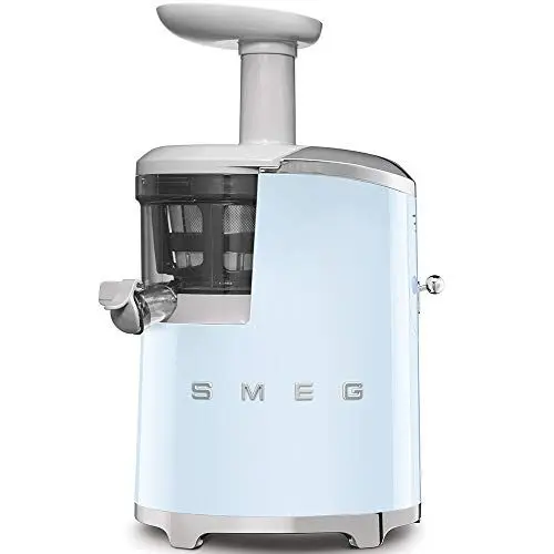 Produktbild: SMEG Slow Juicer Entsafter SJF01PBEU, 18/8 Stainless Steel, pastellblau