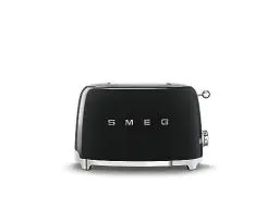 Produktbild: Smeg TSF01BLEU Toaster 2 Scheiben, schwarz