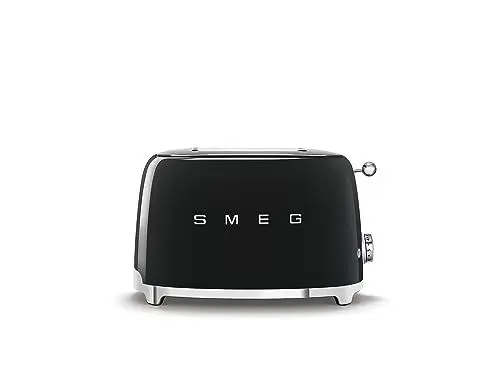 Produktbild: Smeg TSF01BLEU Toaster 2 Scheiben, schwarz