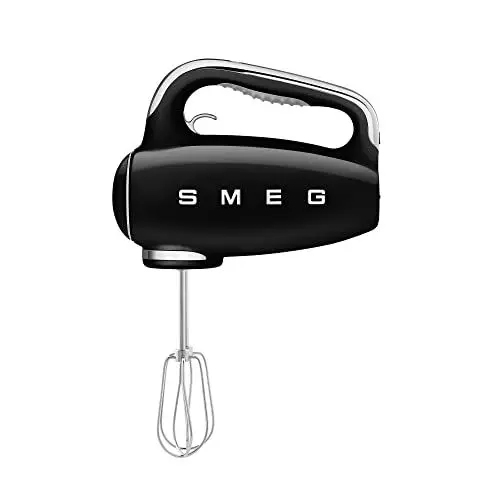 Produktbild: Smeg, Personal Blender PBF01BLEU, 2 Geschwindigkeitsstufen, Doppelklinge aus Edelstahl, 2 x 600 ml Flaschen inklusive, rutschfester Standfuß, integrierte Kabelaufwicklung, 300W, Schwarz