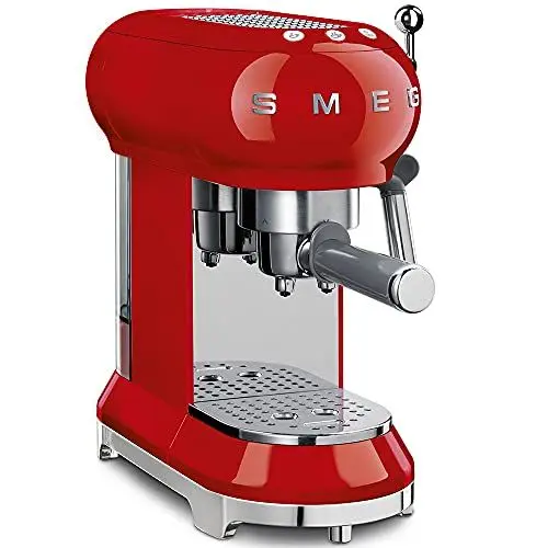 Produktbild: Smeg Espresso-Kaffeemaschine ECF01RDEU, 1350, Kunststoff, 1 Liter, Rot