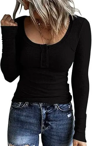 Produktbild: SMENG Damen Pullover Lang Oberteile Winter Longshirt Damen Langarm Elegant Longpullover Für Damen Damenpullover Sexy Kleidung Sweatshirt Schwarz S