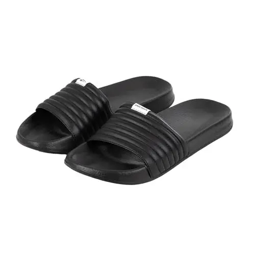 Produktbild: SMILODOX Badelatschen Herren Damen Riever Flip Flops - rutschfeste Badeschuhe, Latschen Hausschuhe, Sommer Slippers Pantoletten, Steppnähte Badeschlappen für Strand, Indoor-Outdoor