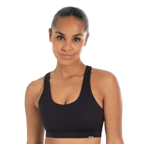 Produktbild: SMILODOX Damen Sport BH Marie - Shaped Fit ärmelloses Oberteil - Blickdicht, starker Halt, strapazierfähig - Ideal für Yoga, Fitness, Workout - Atmungsaktives Top für volle Bewegungsfreiheit