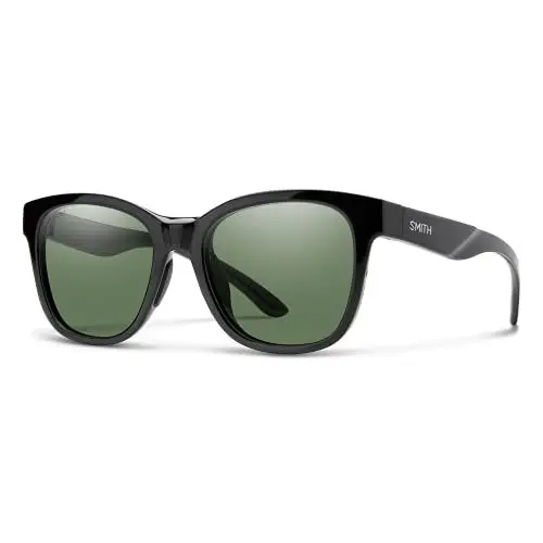 Produktbild: Smith Optics Damen Caper Sonnenbrille, Black/Polarized Grey Green, 53