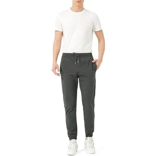 Produktbild: Smith & Solo Jogginghose Herren – Trainingshose mit Gummibund, Sporthose Herren Lang Freizeithose, Activewear Sweatpants Fitness, Laufen und Freizeit (Anthrazit, 2XL)