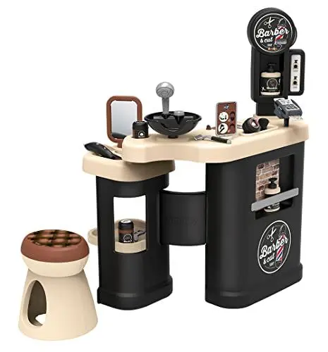 Produktbild: Smoby Toys - Friseur- & Barbershop für Kinder - Spiel-Station inkl. Spielzeug-Zubehör zum Styling - für Mädchen und Jungen ab 3 Jahren