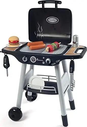Produktbild: Smoby - Barbecue Kindergrill - Grill mit mechanischen Kunststoff-Flammen und Grillbesteck, 18 Zubehörteilen, für Kinder ab 3 Jahre